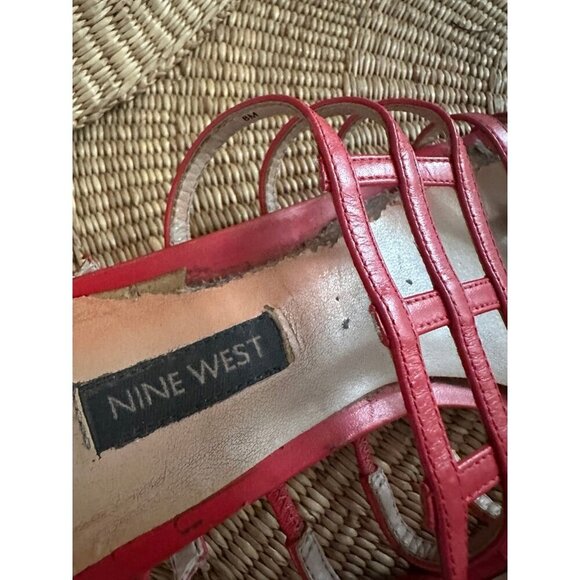 Nine West women’s size 8 used sandal heels - Picture 9 of 12